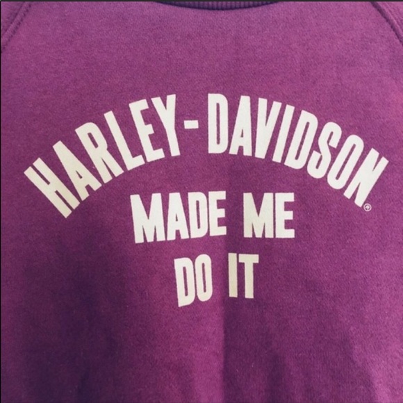 Harley-Davidson MADE ME DO IT PULLOVER SWEATSHIRT - Picture 5 of 8